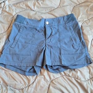 Athleta Trekkie Shorts Navy Blue- 6